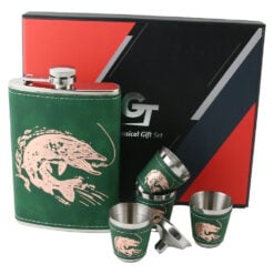 Set cadou Plosca cu 4 pahare si palnie