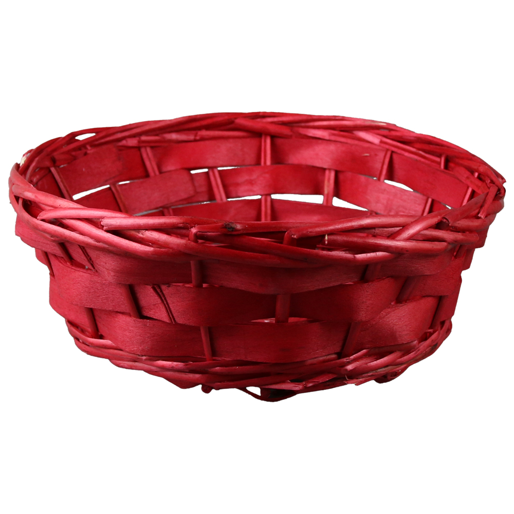 Cos rotund din rachita 25x8 cm Cos rotund din rachita 25x8 cm