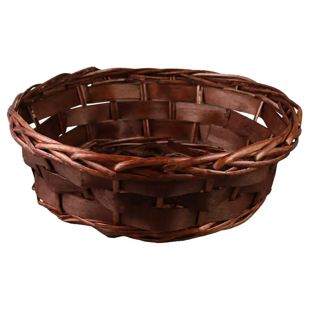 Cos rotund din rachita 25x8 cm Cos rotund din rachita 25x8 cm