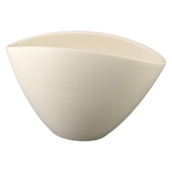 Ghiveci din ceramica Ovum crem mat 29x15 cm