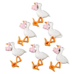 Set 6 berze cu bebe 4 cm