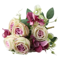 Buchet artificial cu trandafiri