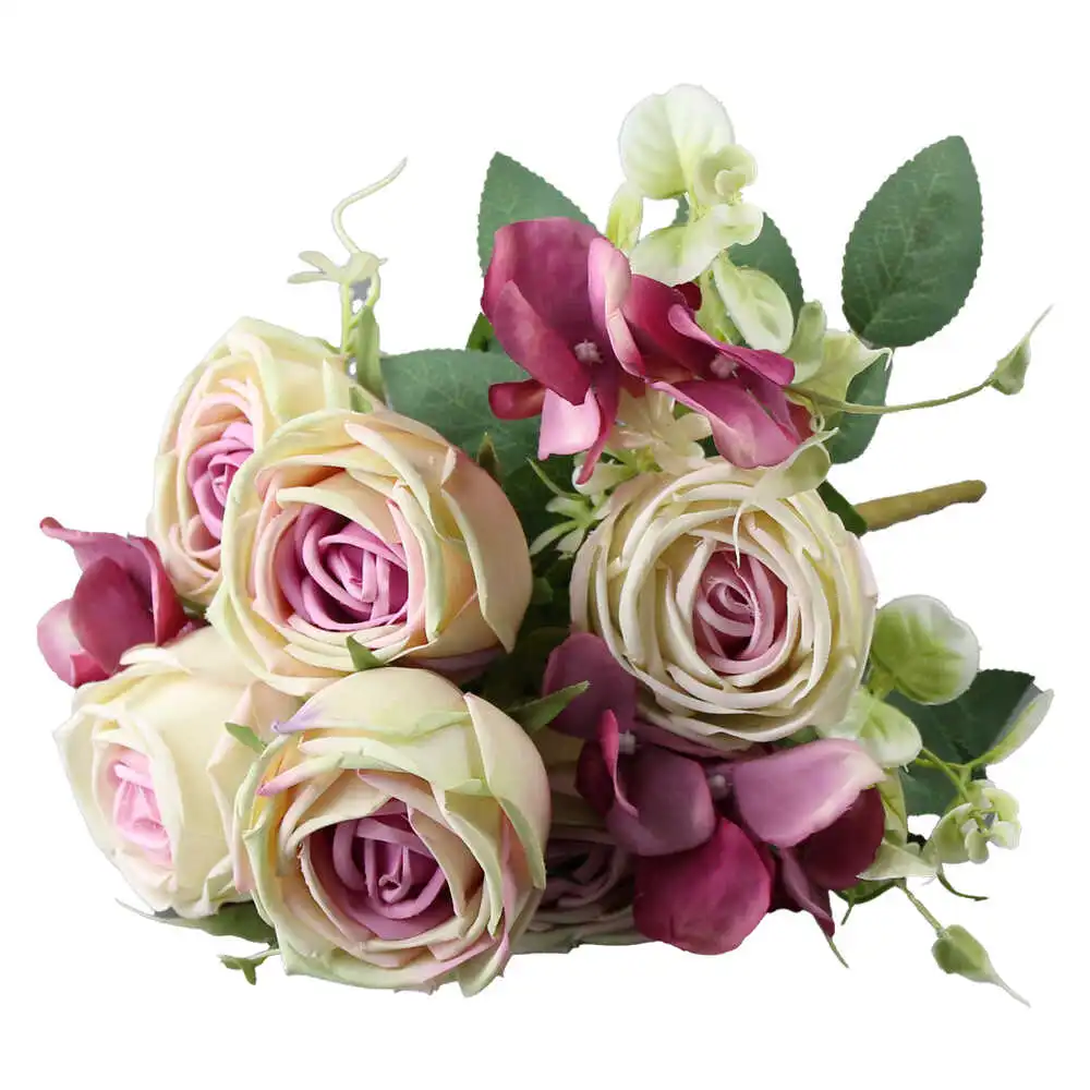 Buchet artificial cu trandafiri