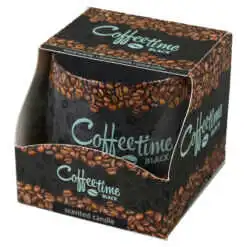 Lumanare parfumata "Coffee time" in pahar