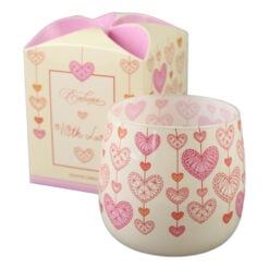 Lumanare parfumata With Love in pahar