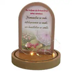 Cupola din plastic cu LED