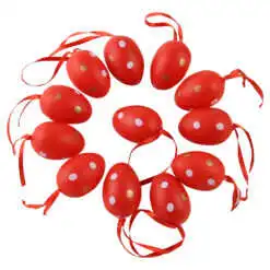 Set 12 oua din plastic 3x4 cm