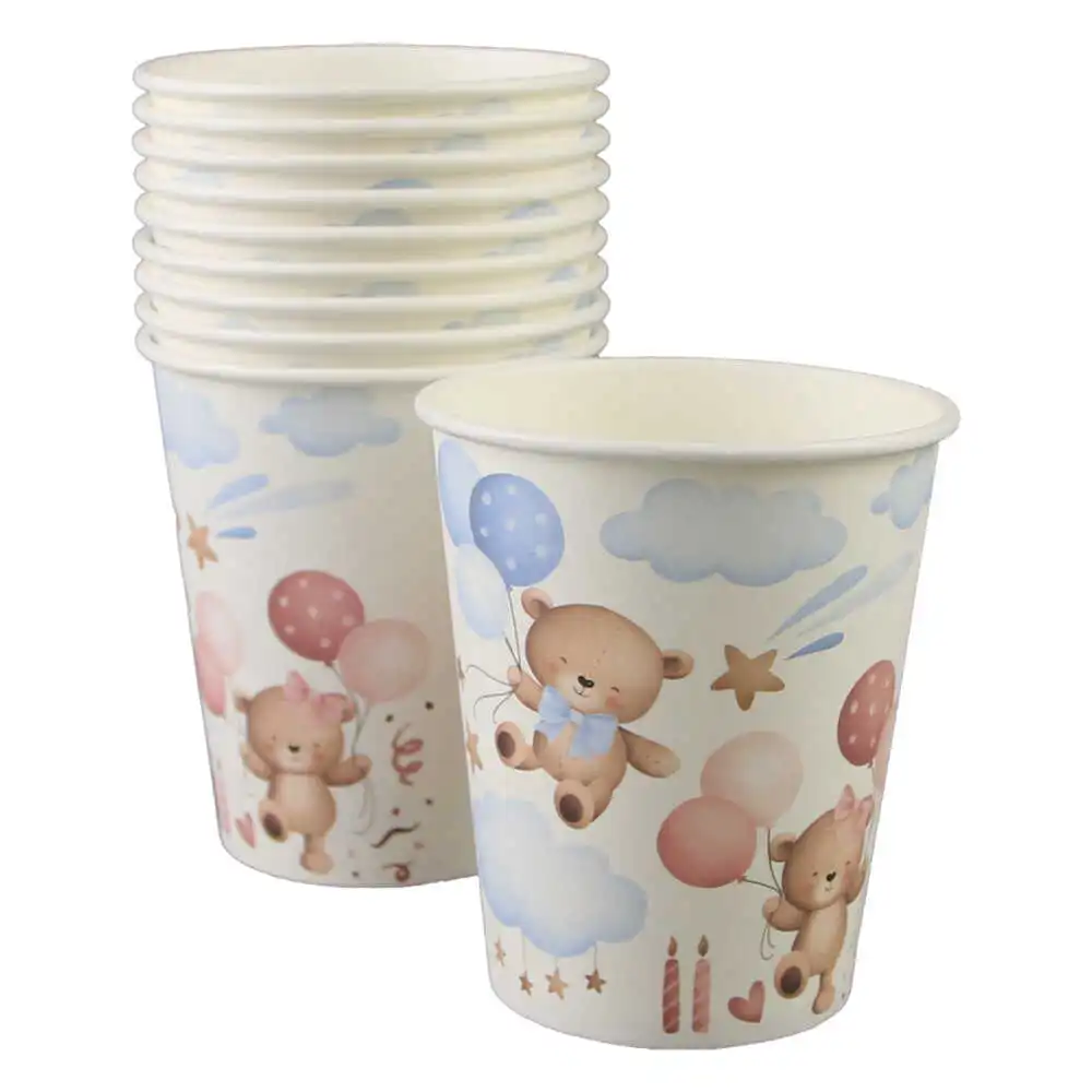 Set 10 pahare hartie party Set 10 pahare hartie party