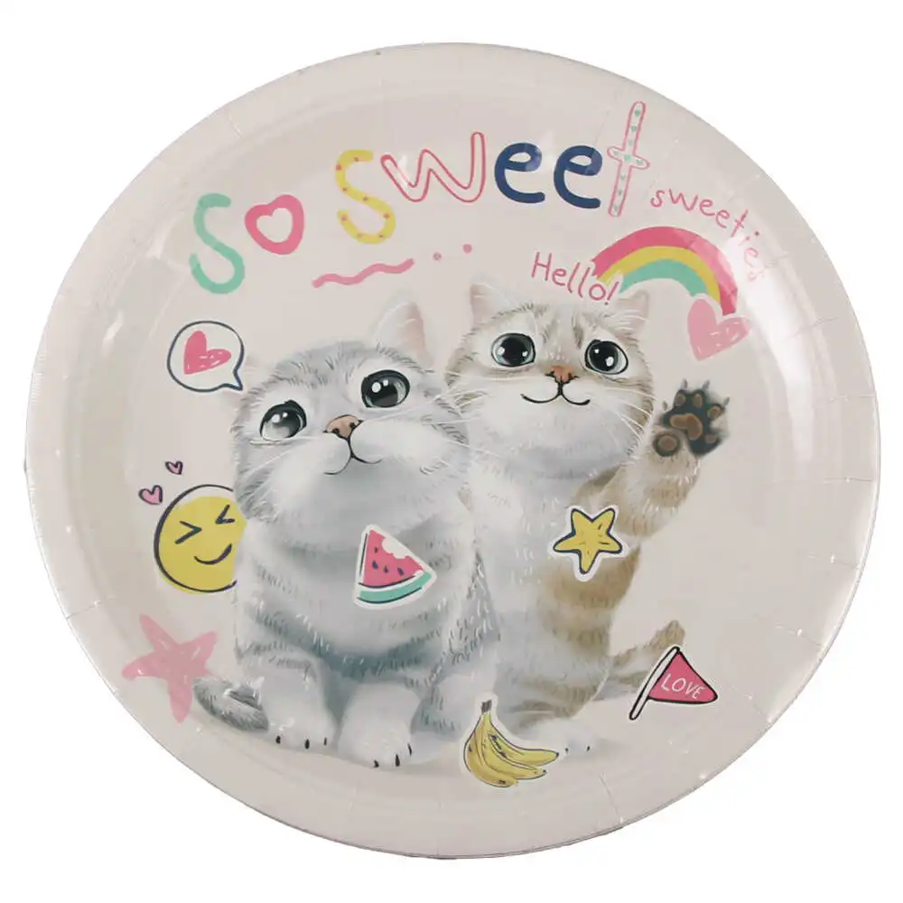 Set 10 farfurii hartie party Set 10 farfurii hartie party