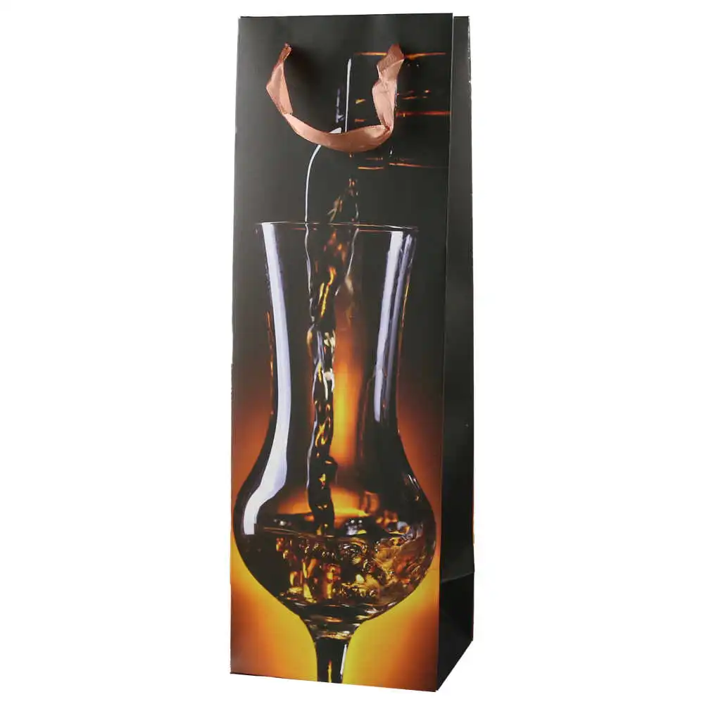 Punga cadou bauturi din hartie 12x36 cm Punga cadou bauturi din hartie 12x36 cm