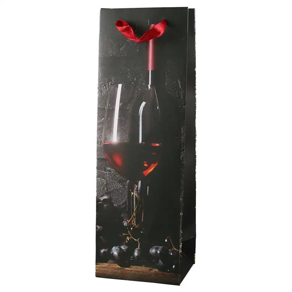 Punga cadou bauturi din hartie 12x36 cm Punga cadou bauturi din hartie 12x36 cm