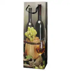Punga cadou bauturi din hartie 12x36 cm