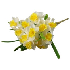 Buchet artificial cu narcise 33 cm