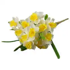 Buchet artificial cu narcise 33 cm