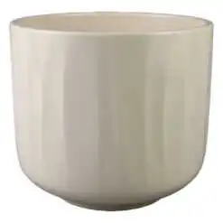 Ghiveci din ceramica Bagua crem 19x17 cm