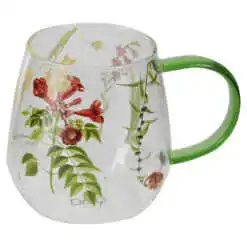 Cana de sticla cu perete dublu