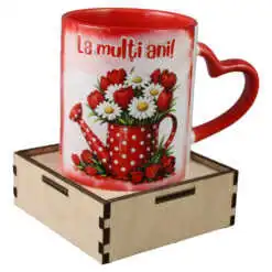 Cana cu suport din lemn