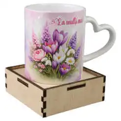 Cana cu suport din lemn