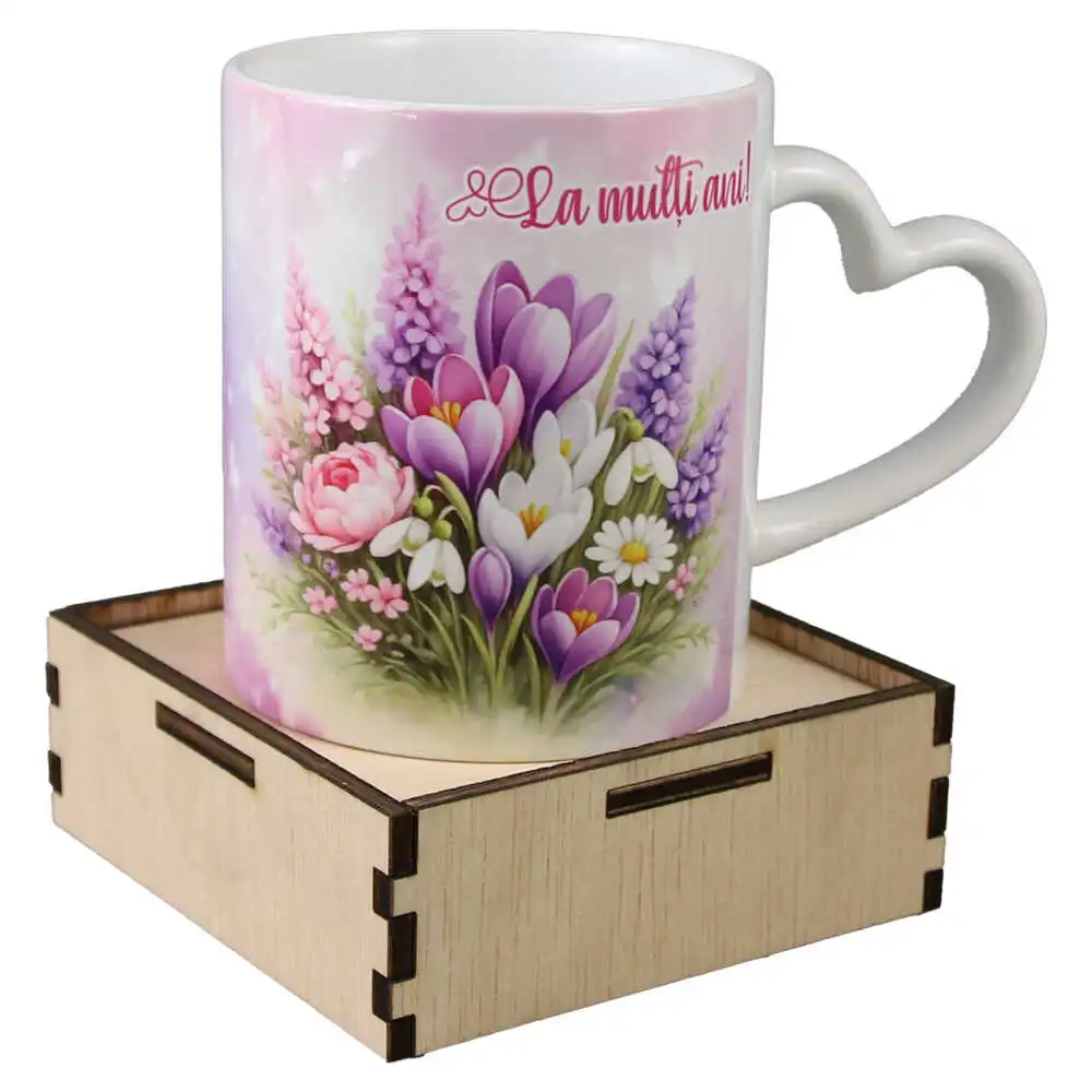 Cana cu suport din lemn Cana cu suport din lemn
