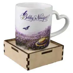 Cana cu suport din lemn