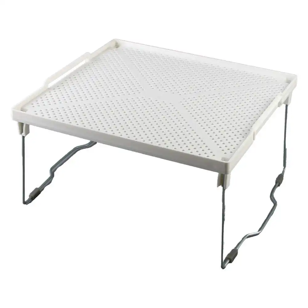 Raft din plastic cu picioare pliabile 30x28 cm Raft din plastic cu picioare pliabile 30x28 cm