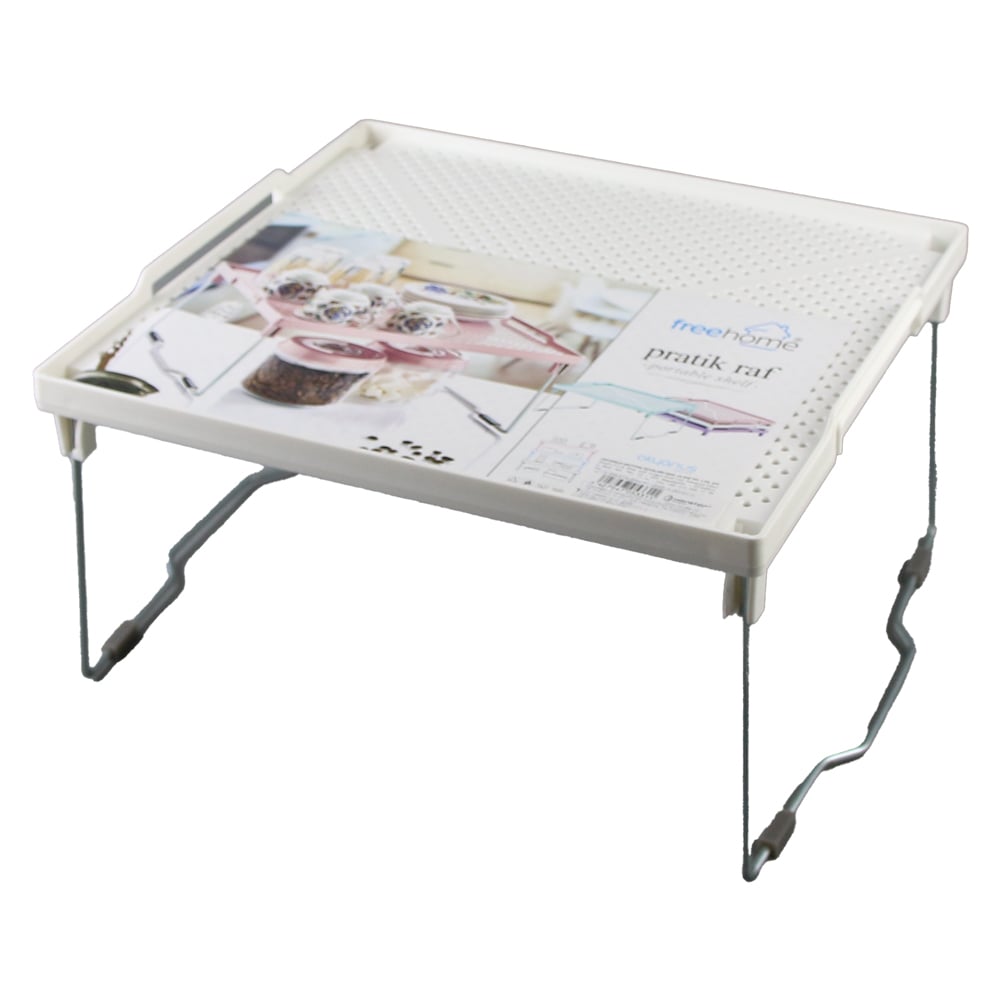 Raft din plastic cu picioare pliabile 30x28 cm Raft din plastic cu picioare pliabile 30x28 cm