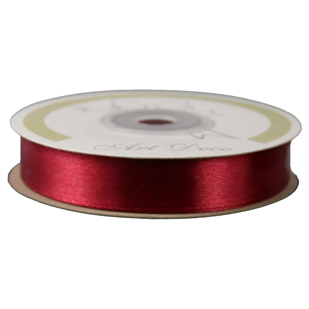 Rola panglica satin Bordo 15 mm x 25 m Art Deco Rola panglica satin Bordo 15 mm x 25 m Art Deco