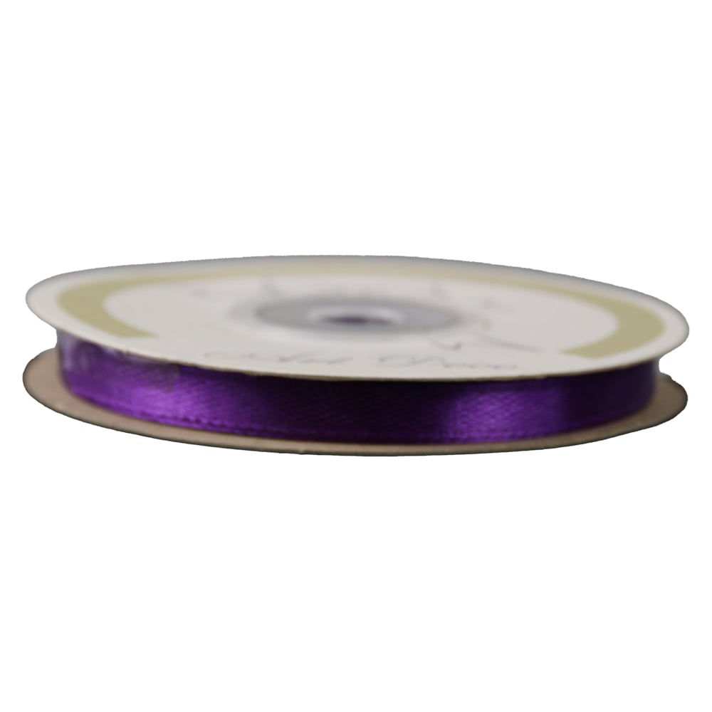Rola panglica satin Mov violet 6 mm x 25 m Art Deco Rola panglica satin Mov violet 6 mm x 25 m Art Deco