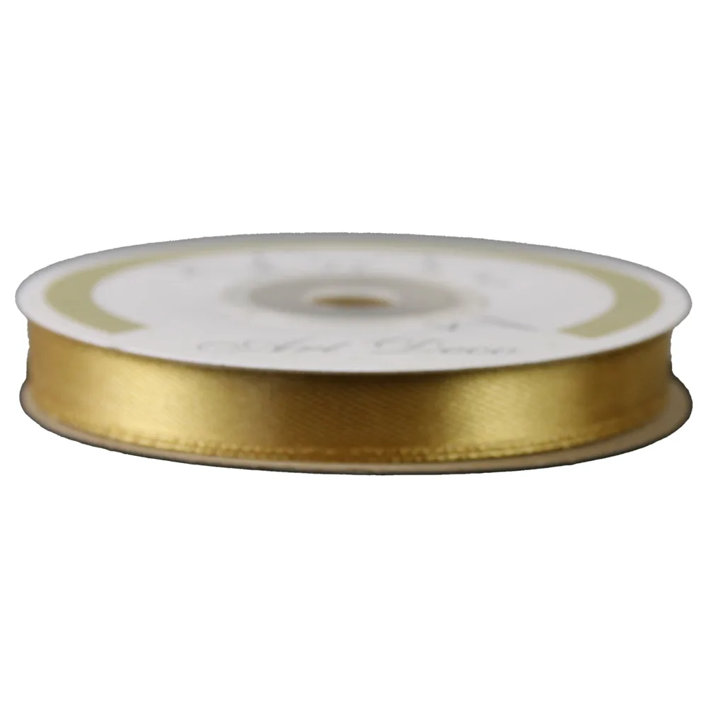 Rola panglica satin Auriu 10 mm x 25 m Art Deco Rola panglica satin Auriu 10 mm x 25 m Art Deco