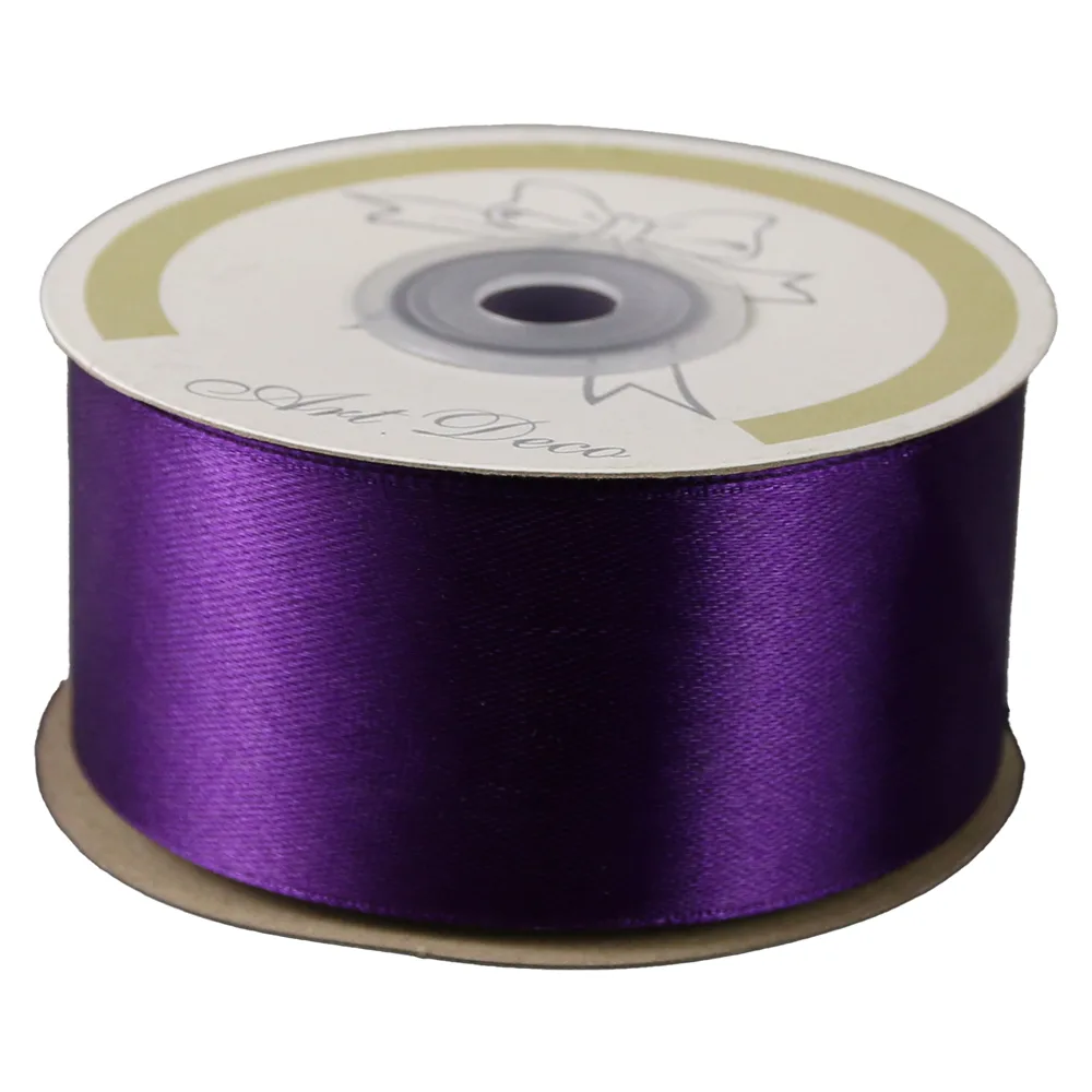 Rola panglica satin Mov violet 38 mm x 25 m Art Deco