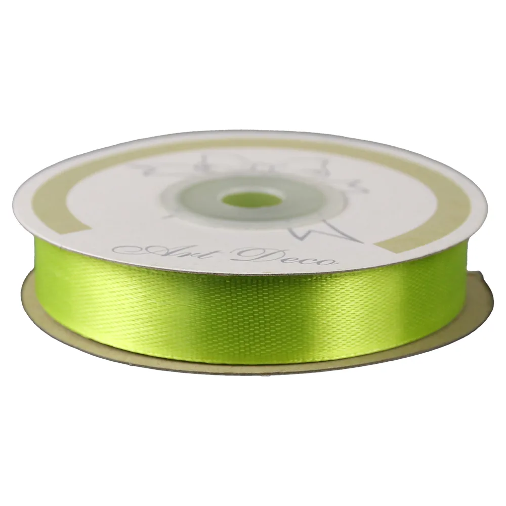 Rola panglica satin Verde lime 15 mm x 25 m Art Deco Rola panglica satin Verde lime 15 mm x 25 m Art Deco