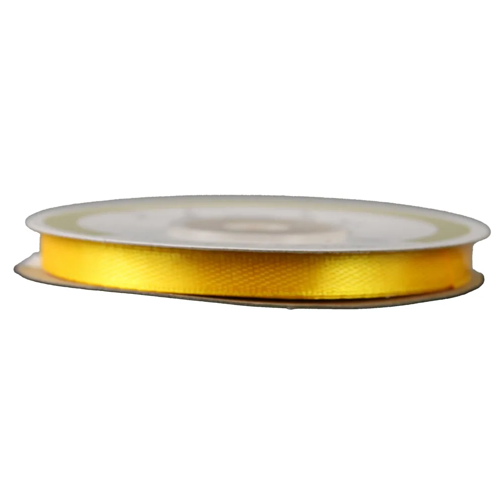 Rola panglica satin Galben 6 mm x 25 m Art Deco Rola panglica satin Galben 6 mm x 25 m Art Deco