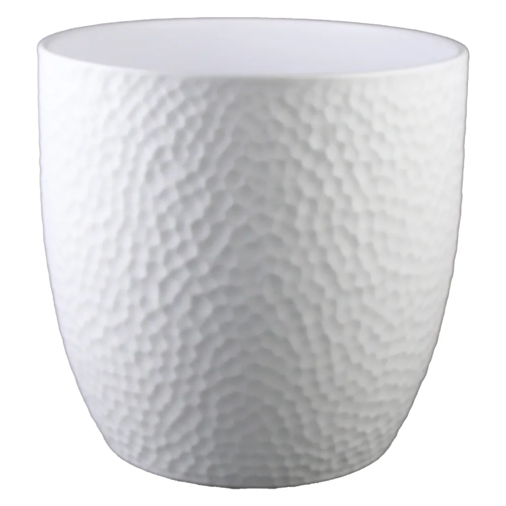 Ghiveci ceramica Boston White 27 x 26 cm Ghiveci ceramica Boston White 27 x 26 cm