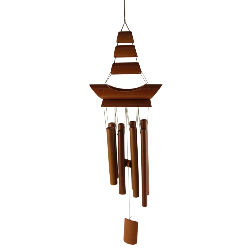 Clopotel de vant realizat din bambus 13x64 CM Clopotel de vant realizat din bambus 13x64 CM