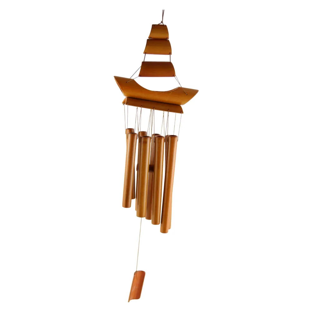 Clopotel de vant realizat din bambus 13x64 CM Clopotel de vant realizat din bambus 13x64 CM