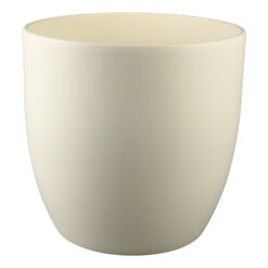 Ghiveci din ceramica Basel Fashion Crem 24 x 23 cm