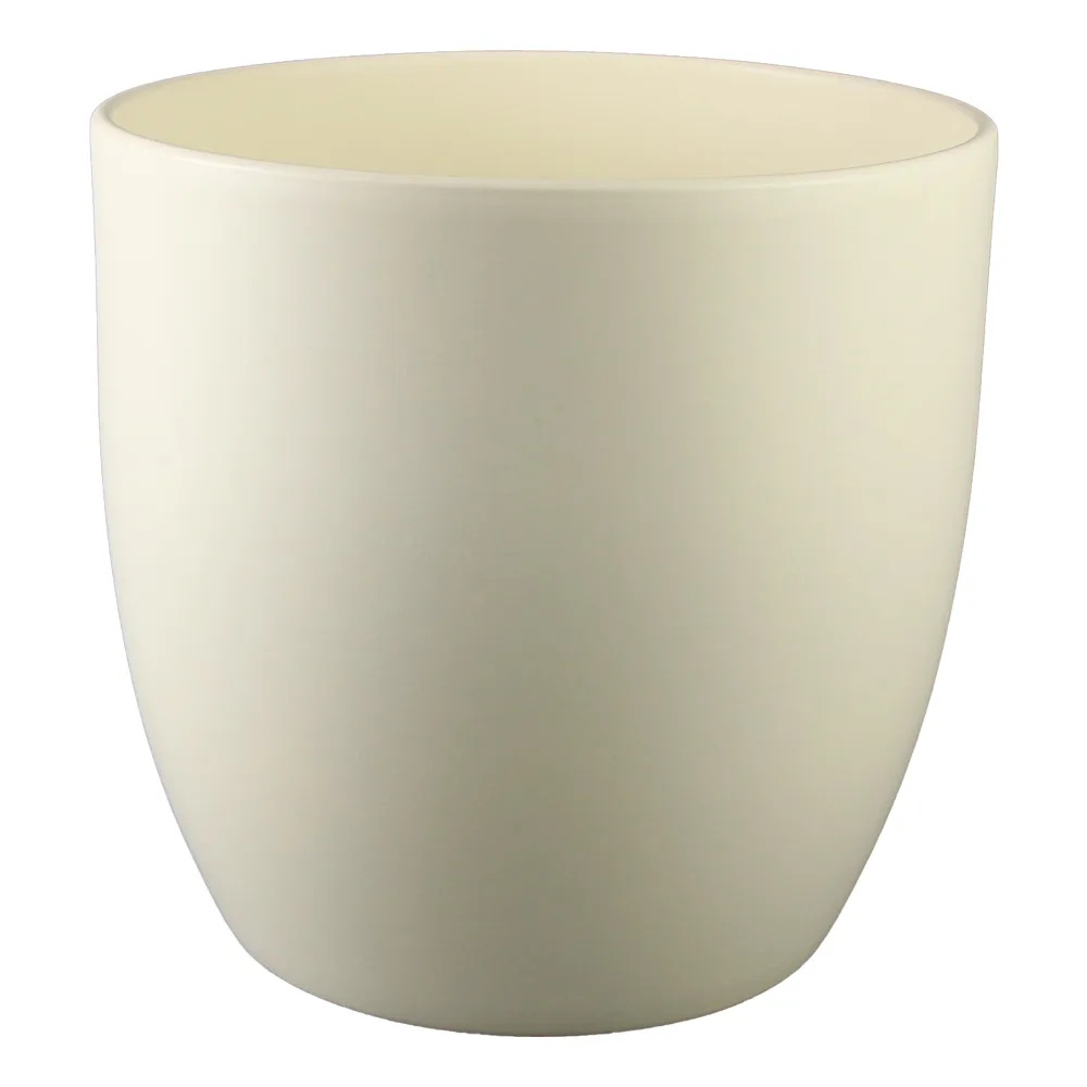 Ghiveci din ceramica Basel Fashion Crem 24 x 23 cm