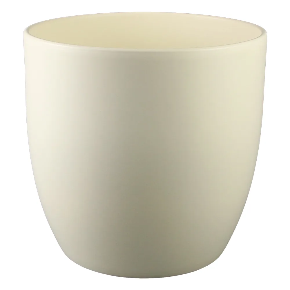 Ghiveci din ceramica Basel Fashion Crem 27 x 26 cm