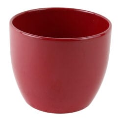 Ghiveci din ceramica Basel Full Bordo 12 x 10 cm