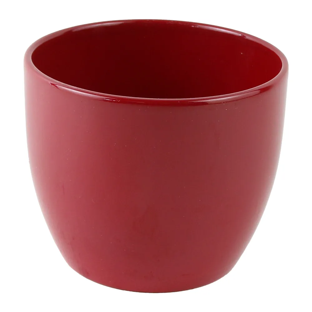 Ghiveci din ceramica Basel Full Bordo 12 x 10 cm