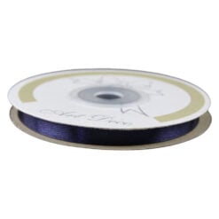 Rola panglica satin Albastru cerneala 6 mm x 25 m