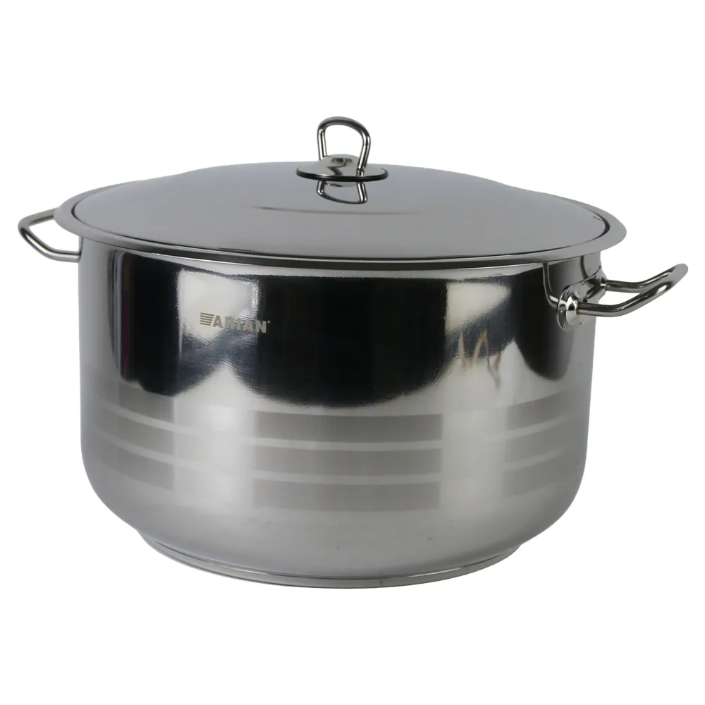 Oala inox cu capac Arian 36 x 24 cm