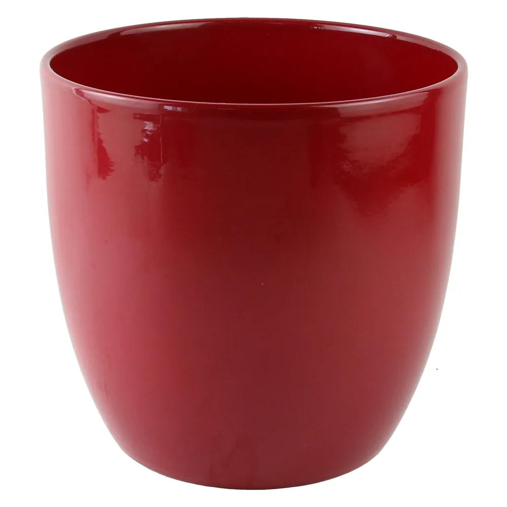 Ghiveci din ceramica Basel Full Bordo 24 x 24 cm Ghiveci din ceramica Basel Full Bordo 24 x 24 cm