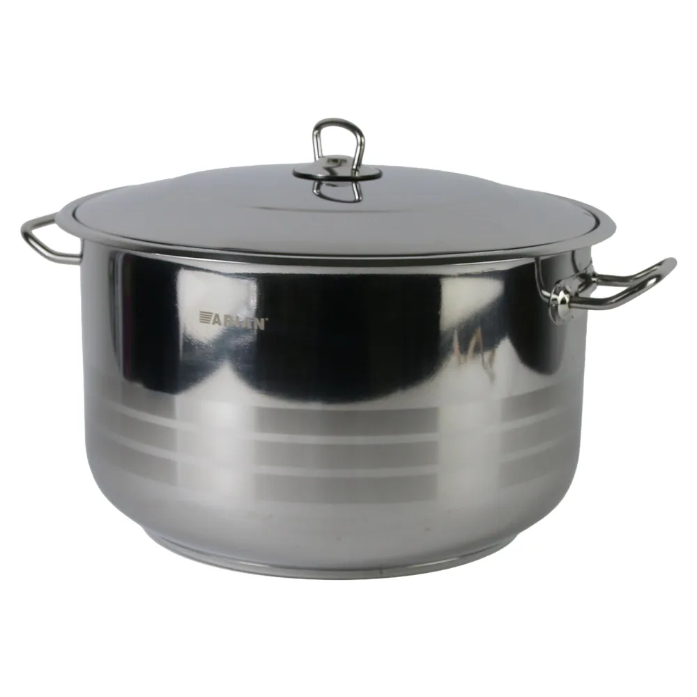 Oala inox cu capac Arian 50 x 30 cm Oala inox cu capac Arian 50 x 30 cm