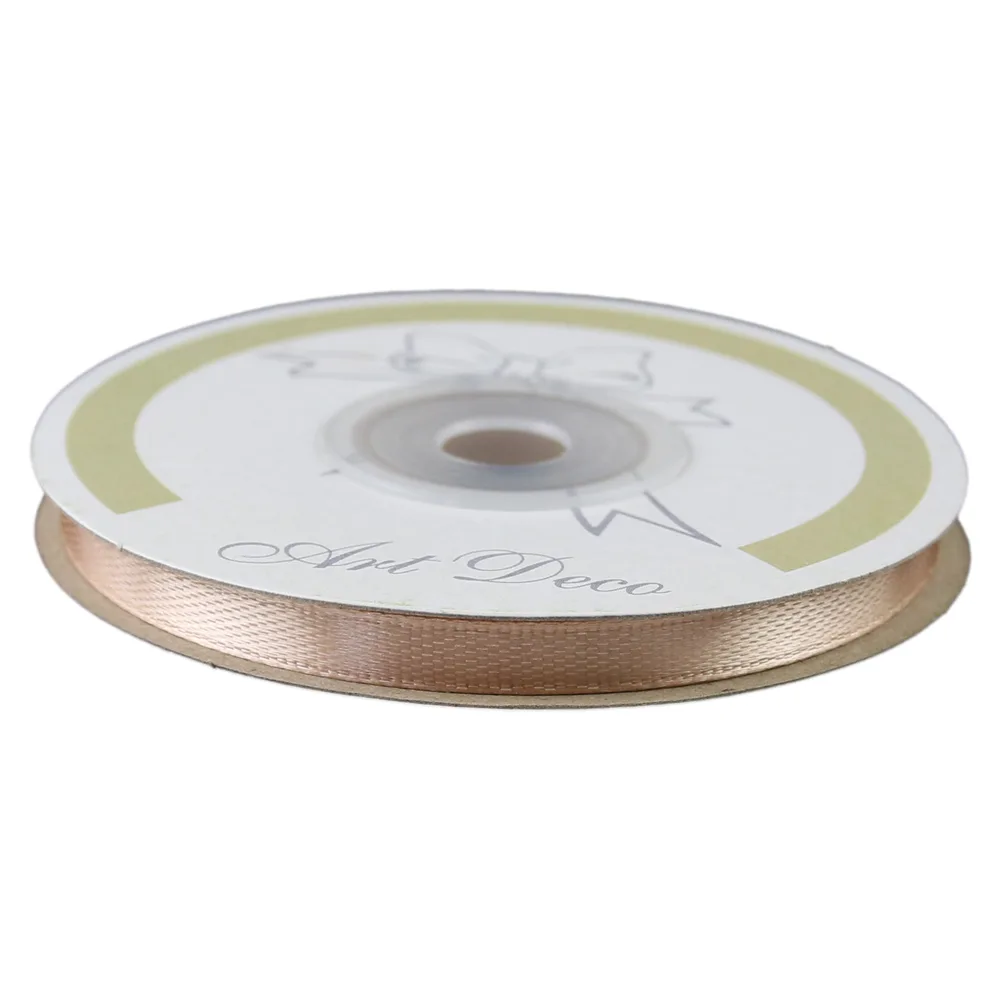 Rola panglica satin Rose Gold 6 mm x 25 m Rola panglica satin Rose Gold 6 mm x 25 m