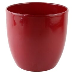 Ghiveci din ceramica Basel Full Bordo 21 x 20 cm