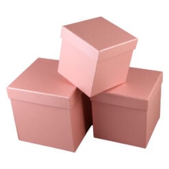 Set 3 cutii cadou cub carton