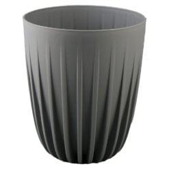 Ghiveci inalt din plastic Mira gri