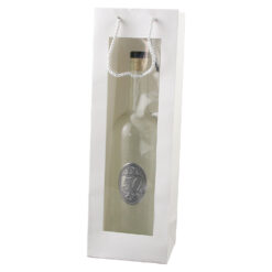 Sticla cu emblema metalica