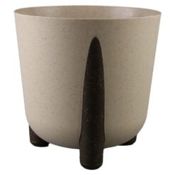 Ghiveci din plastic Frida coffee-latte 18 x 18 cm